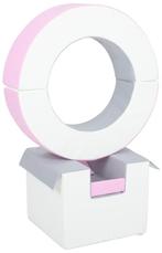 Foam blokken - hoepel - Ø 78 cm - 3 delig - roze grijs, Kinderen en Baby's, Ophalen of Verzenden, Nieuw
