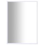 vidaXL Spiegel 70x50 cm wit, Huis en Inrichting, Woonaccessoires | Spiegels, Verzenden, Nieuw