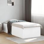 vidaXL Bedframe bewerkt hout wit 90x200 cm, Huis en Inrichting, Slaapkamer | Bedden, Verzenden, Nieuw