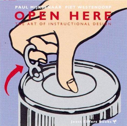 OPEN HERE              ING 9781556709623 PAUL MIJKSENAAR, Boeken, Overige Boeken, Zo goed als nieuw, Verzenden