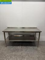 Table de travail en acier inoxydable avec étagère inférieure, Verzenden