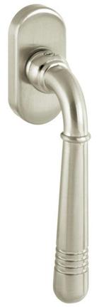 Intersteel raamkruk Helena nikkel mat, Doe-het-zelf en Bouw, Hang- en Sluitwerk, Nieuw, Overige materialen, Klink of Kruk