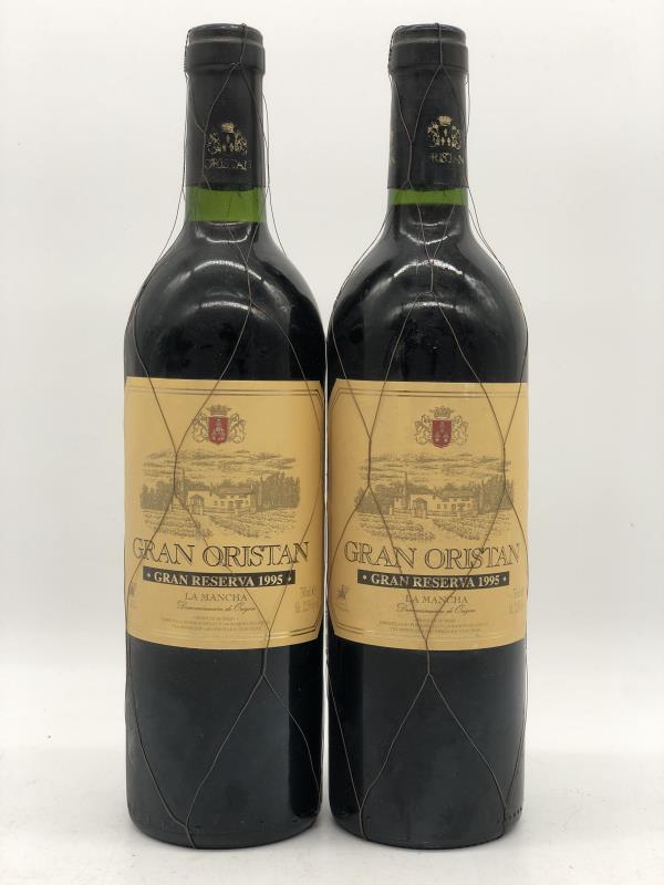 2 x 75cl Gran Oristan Gran Reserva 1995 (La Mancha, rood), Verzamelen, Wijnen, Spanje, Rode wijn, Nieuw, Ophalen of Verzenden