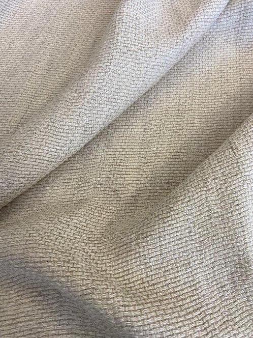 Prachtige linnen- en zijdeblendstof, geschikt voor, Antiek en Kunst, Antiek | Tapijten, Tafelkleden en Textiel
