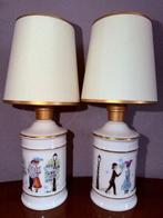 Limoges France - Tafellamp - Keramiek - Twee vintage, Antiek en Kunst