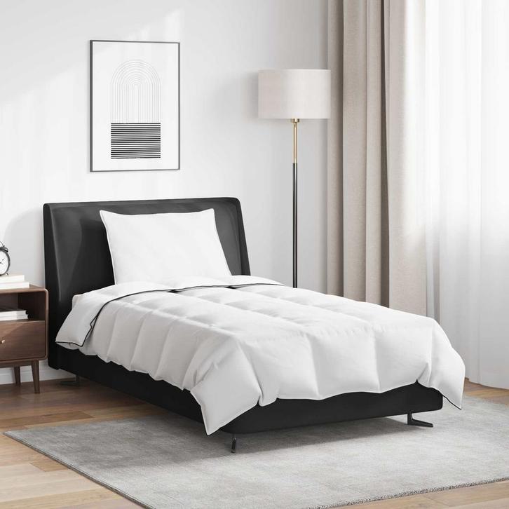 vidaXL Winter Duvet met kussen 2 pcs Wit Donsveer, Maison & Meubles, Chambre à coucher | Linge de lit, Envoi