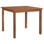 Acacia Tuintafel - 85x85 cm - OP = OP! Solide Houten Tafel, Tuin en Terras, Verzenden, Nieuw, Vierkant, Hout