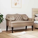 vidaXL Chesterfield Bank Cappuccino 120,5 x 65 x 75 cm, Huis en Inrichting, Verzenden, Nieuw