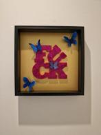 Daavid - F#CK pop art or et papillons, Antiquités & Art