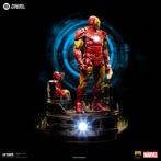 Marvel Deluxe Art Scale Statue 1/10 Iron Man Unleashed 23 cm, Collections, Ophalen of Verzenden
