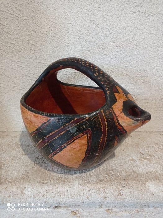 Antiek Berberse keramische bouillonpot voor couscous, Antiek en Kunst, Kunst | Niet-Westerse kunst