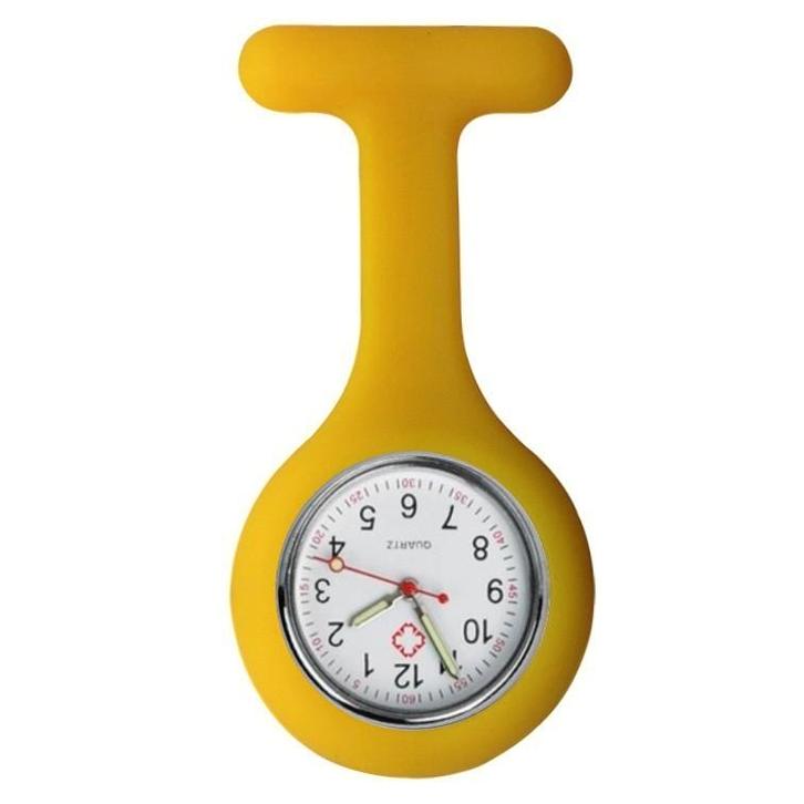 Fako - Verpleegstershorloge - Siliconen RVS Lumi - Geel, Bijoux, Sacs & Beauté, Montres | Femmes, Envoi