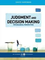 Judgment & Decision Making Psychological 9781405123983, Boeken, Verzenden, Gelezen, David Hardman