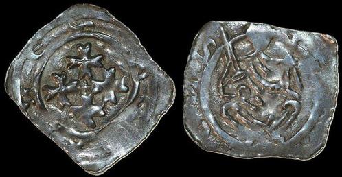 1202-1256 Kaernten St Veit Bernhard Ii Pfennig Nd Cna Cb 13, Postzegels en Munten, Munten | Europa | Niet-Euromunten, België, Verzenden