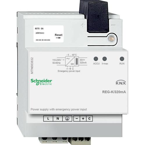 Schneider Electric Alimentation KNX 320mA avec entrée, Bricolage & Construction, Électricité & Câbles, Envoi