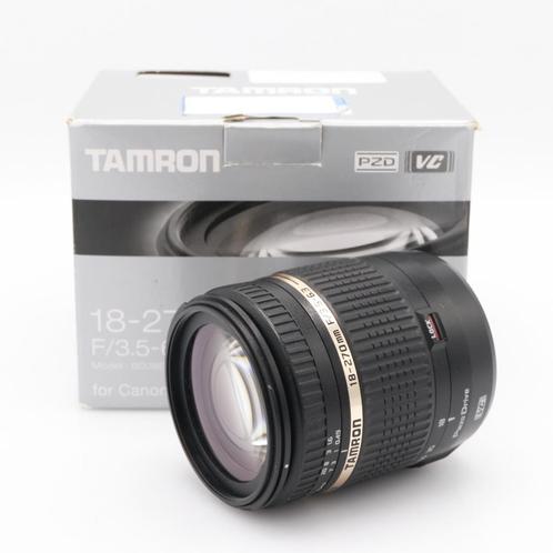 Tamron 18-270mm F/3.5-6.3 VC Di II PZD Canon occasion, Audio, Tv en Foto, Foto | Lenzen en Objectieven, Zo goed als nieuw, Verzenden