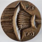 Nederland. Cast bronze medal commemorating 50 years of NV