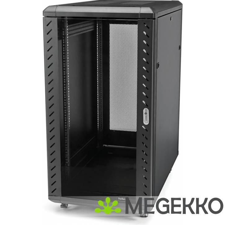 StarTech.com 18U rack serverkast inclusief zwenkwielen en, Computers en Software, Computerbehuizingen, Nieuw, Verzenden