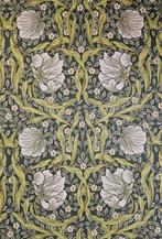 Weefsel William Morris Pimpernel Arts and Crafts - Kunst