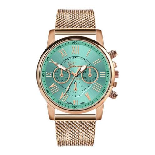 Luxe Horloge voor Dames - Modieus Kwarts Uurwerk Mesh Bandje, Handtassen en Accessoires, Smartwatches, Nieuw, Verzenden