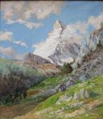 Emil Berger (1890- 1979) - View of highest mount Matterhorn