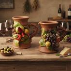 B. Raimondi (Langhe) - Karaf - Set x2 Mod. Grapes Wine, Antiek en Kunst