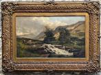 James Peel (1811-1906) - Paesaggio con cascata