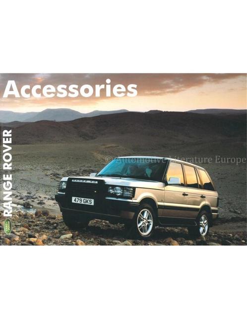 2001 RANGE ROVER ACCESSOIRES BROCHURE ENGELS, Livres, Autos | Brochures & Magazines