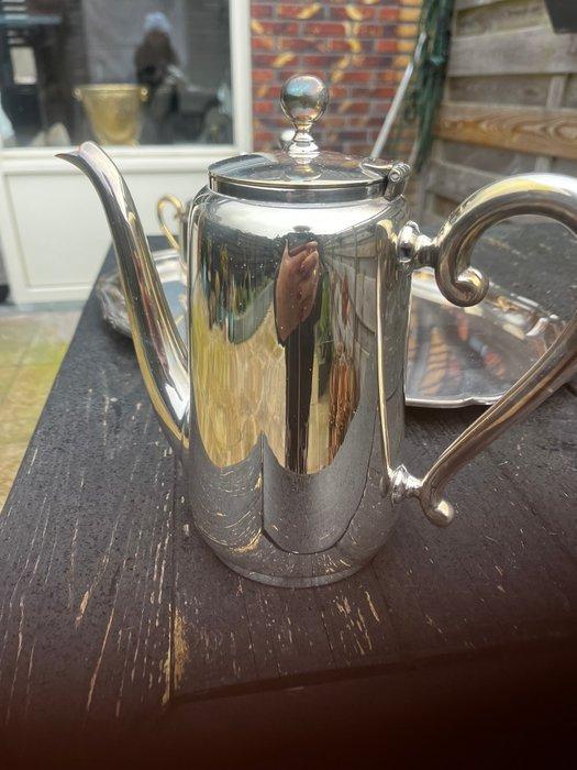 Koffie- en theeservies (5) - Verzilverd - 5 delig, Antiquités & Art, Curiosités & Brocante