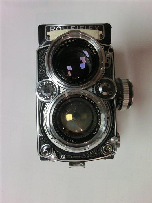 Rollei Rolleiflex Modell 3 (K4A) Twin lens reflex camera, Audio, Tv en Foto, Fotocamera's Analoog