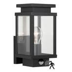 Strak & modern Boston Muurlamp Bewegingssensor Zwart met LED, Verzenden, Nieuw