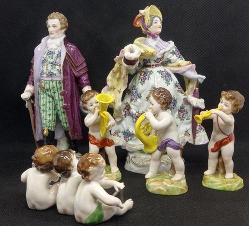 Beeldje (6) - Porselein, Antiek en Kunst, Antiek | Glaswerk en Kristal