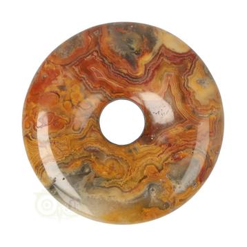 Crazy Lace Agaat donut hanger 16 - Ø 4 cm, Verzenden