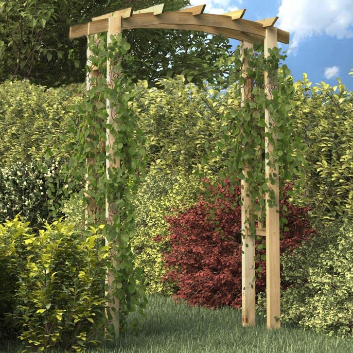 vidaXL Tuinboog 150x60x210 cm hout, Tuin en Terras, Palen, Balken en Planken, Nieuw, Verzenden