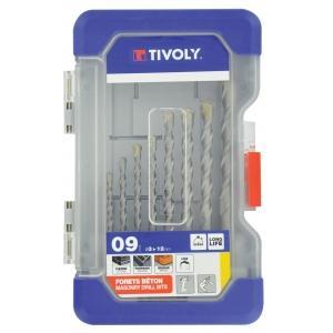 Tivoly coffret t10 - 10 forets beton sds+, Doe-het-zelf en Bouw, Gereedschap | Boormachines