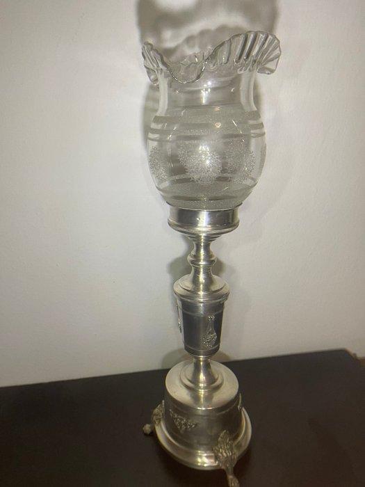 Cassetti Renzo - Kaarsenhouder - .800 zilver - Zilveren 800, Antiek en Kunst, Antiek | Zilver en Goud