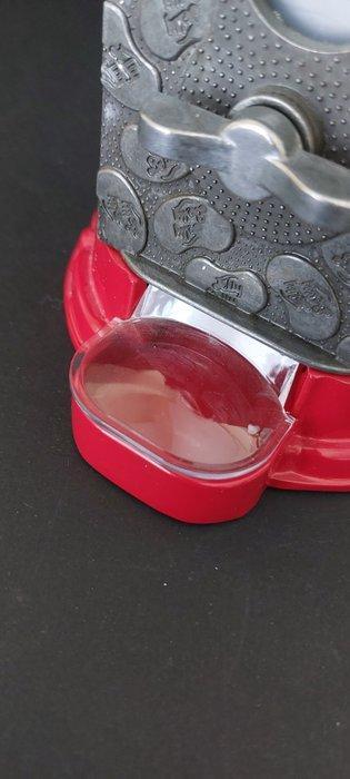 Distributeur - Métal - machine à boules de gomme, Antiek en Kunst, Antiek | Wandborden en Tegels