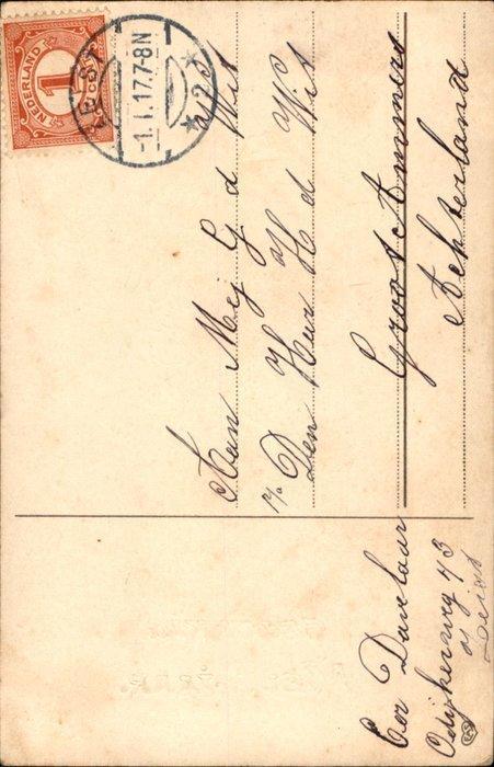 Fantasie, Nieuwjaar - Ansichtkaart (128) - 1900-1960, Verzamelen, Postkaarten | Buitenland