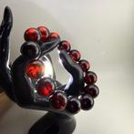 Armband met grote Baltische amber kralen in kers. -, Nieuw