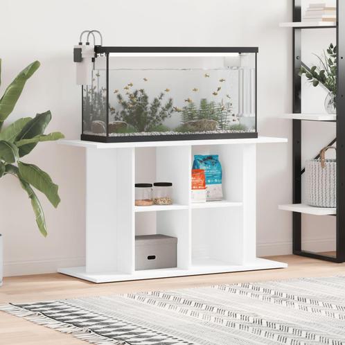 vidaXL Aquariumstandaard 100x40x60 cm bewerkt hout wit, Dieren en Toebehoren, Vissen | Aquaria en Toebehoren, Nieuw, Verzenden