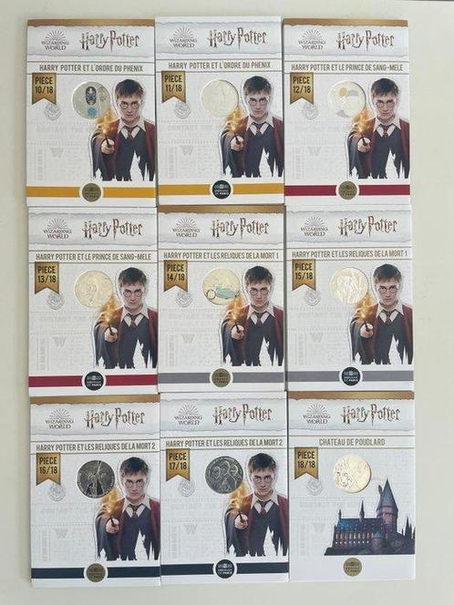 Harry Potter - Monnaie de Paris - Collection complète 2021 -, Verzamelen, Film en Tv