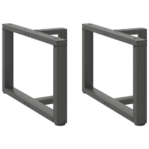 vidaXL Salontafelpoten 2 st T-vormig 70x25x(42-43) cm staal, Huis en Inrichting, Tafelonderdelen, Nieuw, Verzenden
