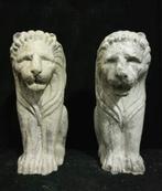 Beeld, Paar leeuwen (2) - Steen (mineraal) - Eind 19e eeuw