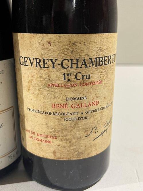 1959 Galland Gevrey Chambertin, 1988 Lamy Santenay &1989, Verzamelen, Wijnen