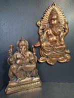 Statue, Lord Ganesha koper kleurig - 42 cm - En alliage, Antiquités & Art