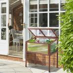 Plantenbak - Sparrenhout - Verhoogd bed - Bruin, Tuin en Terras, Ophalen of Verzenden, Nieuw