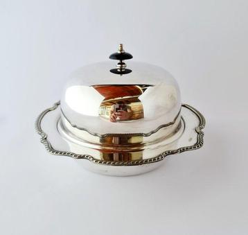 Boterschotel - Vintage Gladwin Ltd Sheffield Silver Plated