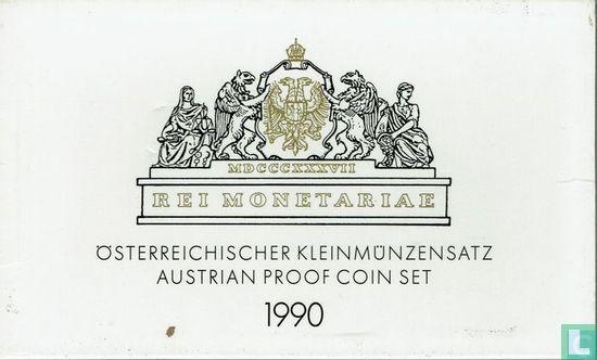 Oostenrijk jaarset 1990 (PROOF), Postzegels en Munten, Munten | Europa | Niet-Euromunten, Setje, Verzenden