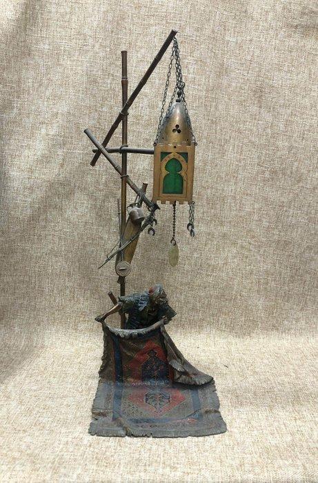 Franz Bergman foundry - Statue, Orientali - 22 cm - Bronze, Antiek en Kunst, Antiek | Keramiek en Aardewerk