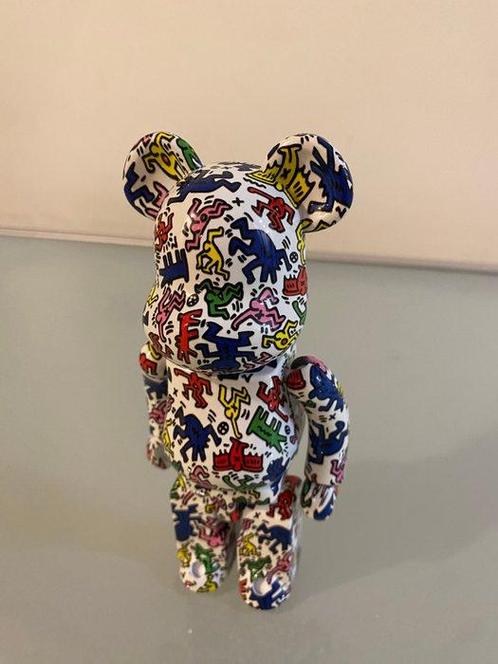 Keith Haring (1958-1990) - Bearbrick Keith Haring super, Antiek en Kunst, Kunst | Schilderijen | Modern